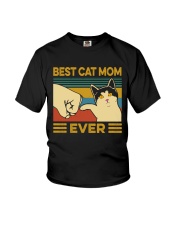 Best Cat Mom Vintage Youth T-Shirt tile