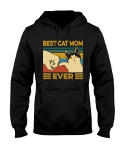 Best Cat Mom Vintage Hooded Sweatshirt tile