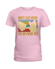 Best Cat Mom Vintage Ladies T-Shirt tile