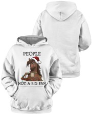 HORSE PEOPLE NOT A BIG FAN Hooded Sweatshirt apparel-hooded-sweatshirt-lifestyle-front-42