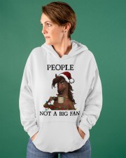 HORSE PEOPLE NOT A BIG FAN Hooded Sweatshirt apparel-hooded-sweatshirt-lifestyle-front-72