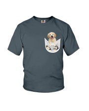 Golden Retriever Inside Pocket Youth T-Shirt thumbnail