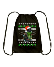 CAT CHRISTMAS Drawstring Bag tile