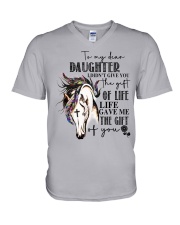 Horse To My Daughter V-Neck T-Shirt thumbnail