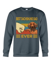 Best Dachshund Dad Vintage Crewneck Sweatshirt tile
