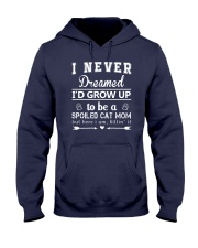 A Spoiled Cat Mom Hooded Sweatshirt thumbnail