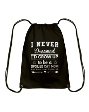 A Spoiled Cat Mom Drawstring Bag thumbnail