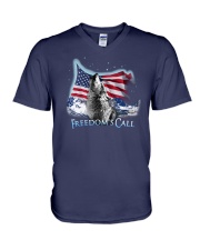 Freedom's call V-Neck T-Shirt thumbnail
