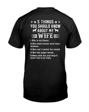 Horse Things You Should Know Classic T-Shirt thumbnail