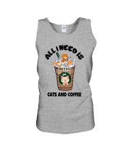 All I Need Is Cats And Coffee Unisex Tank thumbnail