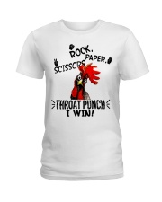 Rock Paper Scissors Ladies T-Shirt tile