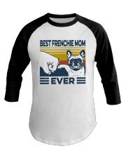 Best French Bulldog Mom Baseball Tee tile