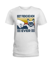 Best French Bulldog Mom Ladies T-Shirt tile