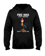TEST HUGS JUST KIDDING DON T TOUCH ME 1 Hooded Sweatshirt tile