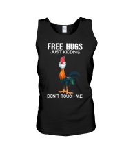 TEST HUGS JUST KIDDING DON T TOUCH ME 1 Unisex Tank tile