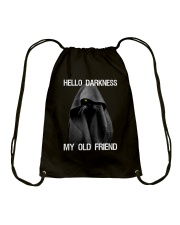 Cat Hello Darkness Drawstring Bag tile