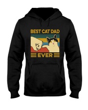 Best Cat Dad Vintage Hooded Sweatshirt tile