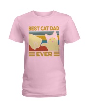 Best Cat Dad Vintage Ladies T-Shirt tile