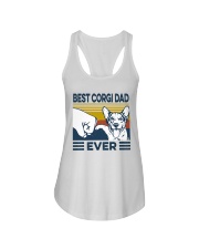Best Corgi Dad Ladies Flowy Tank tile