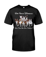 bull terrier diamonds Classic T-Shirt thumbnail