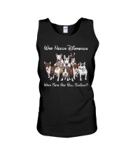 bull terrier diamonds Unisex Tank thumbnail