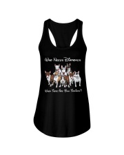 bull terrier diamonds Ladies Flowy Tank thumbnail