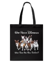 bull terrier diamonds Tote Bag thumbnail
