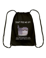 Cats--Don't Piss Me Drawstring Bag thumbnail