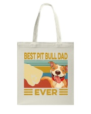 Best Pit Bull Dad Vintage Tote Bag tile