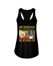 Best Boxer Mom Vintage Ladies Flowy Tank tile