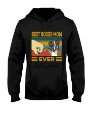 Best Boxer Mom Vintage Hooded Sweatshirt tile