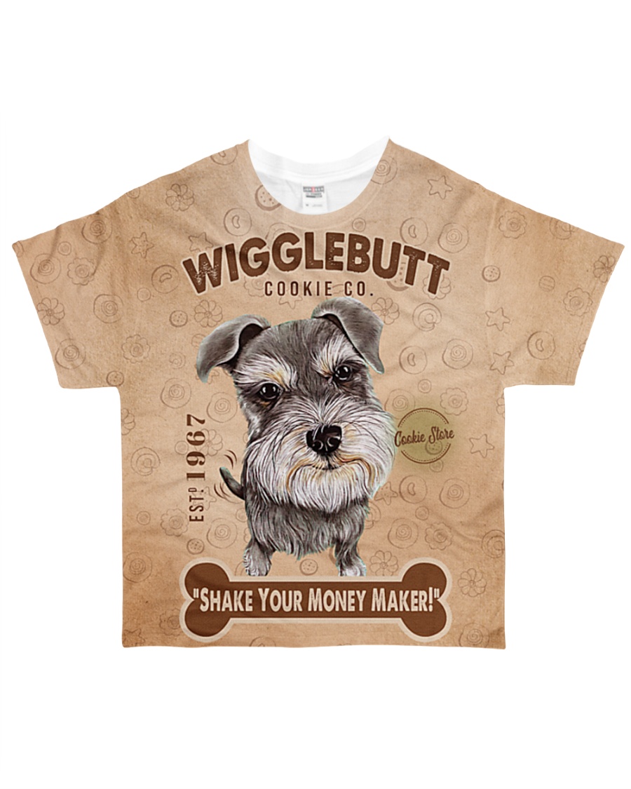 Schnauzer Wigglebutt All-over T-Shirt