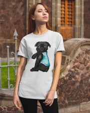 Black Pug I Love Dad Classic T-Shirt apparel-classic-tshirt-lifestyle-06