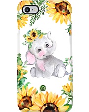 Elephants Sunflower Phonecase Phone Case i-phone-7-case