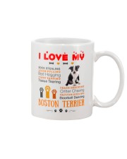 I Love My Boston Terrier Mug front