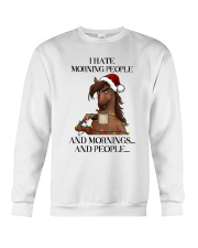 HORSE I HATE MORNING PEOPLE Crewneck Sweatshirt tile