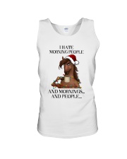HORSE I HATE MORNING PEOPLE Unisex Tank tile