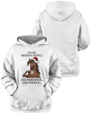 HORSE I HATE MORNING PEOPLE Hooded Sweatshirt apparel-hooded-sweatshirt-lifestyle-front-42