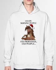 HORSE I HATE MORNING PEOPLE Hooded Sweatshirt garment-hooded-sweatshirt-front-04