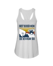 Best Boxer Mom Ladies Flowy Tank tile