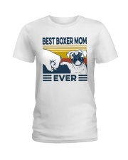 Best Boxer Mom Ladies T-Shirt tile