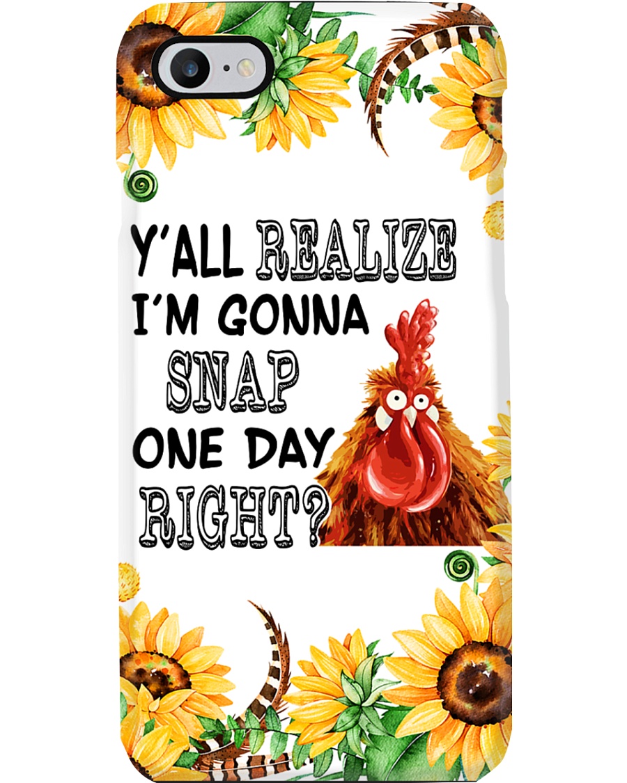 Chicken Sunflower Phonecase Phone Case