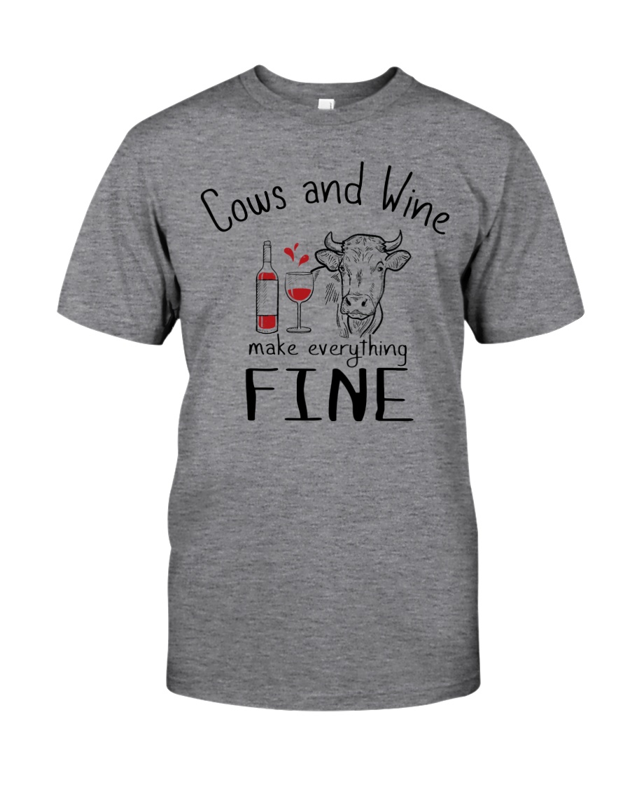 Cows And Wine Classic T-Shirt