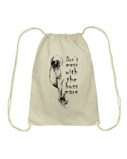 DON'T MESS WITH THE BOSS MARE Drawstring Bag tile
