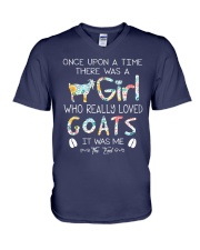 Goat Girl V-Neck T-Shirt thumbnail
