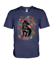 All I Need Is Pitbull V-Neck T-Shirt thumbnail