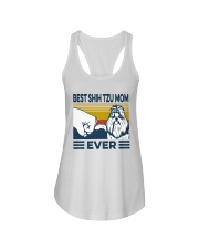 Best Shih Tzu Mom Ladies Flowy Tank tile