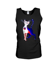 Cat Flag America Unisex Tank thumbnail