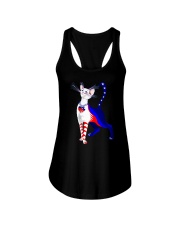 Cat Flag America Ladies Flowy Tank thumbnail