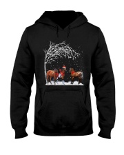 HORSE CHRISTMAS SNOW Hooded Sweatshirt front